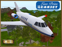 C.CHANTAL Learjet ETERNITY - Low Prim Airplane [16 LI] * Business Jet * 
