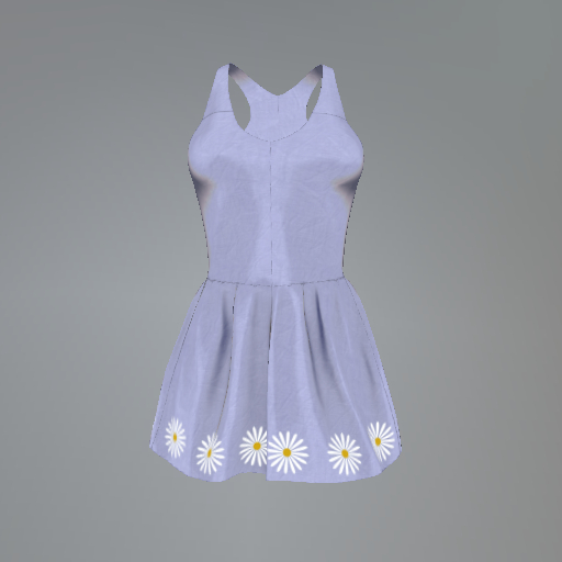 Violet Daisy Chain Slink Dress