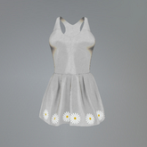 Smoke Daisy Chain Slink Dress