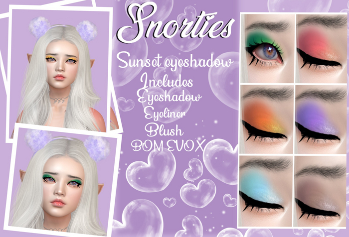 [Snorties] Sunset Eyeshadow Pack EVOX