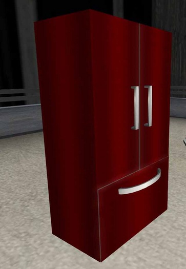 DD Red Stainless Refrigerator/Icebox