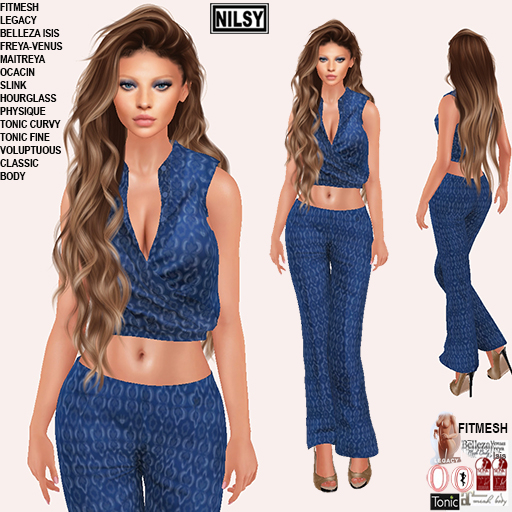 PRINTED COTTON OUTFIT,CL&MESH BODY