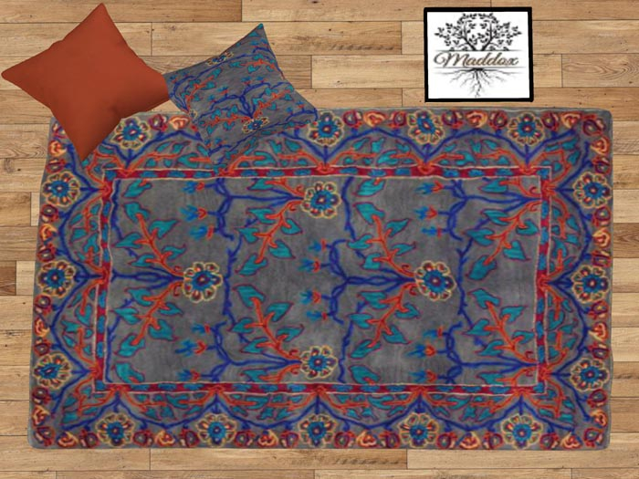 Maddox- Area Rug Set- Blue Oriental