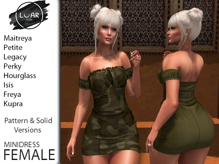 LuaR Minidress Camo Duo 01 (Add)