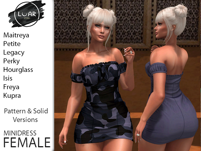 LuaR Minidress Camo Duo 02 (Add)