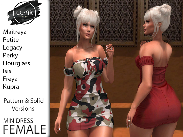 LuaR Minidress Camo Duo 03 (Add)