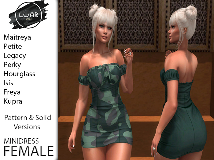 LuaR Minidress Camo Duo 04 (Add)