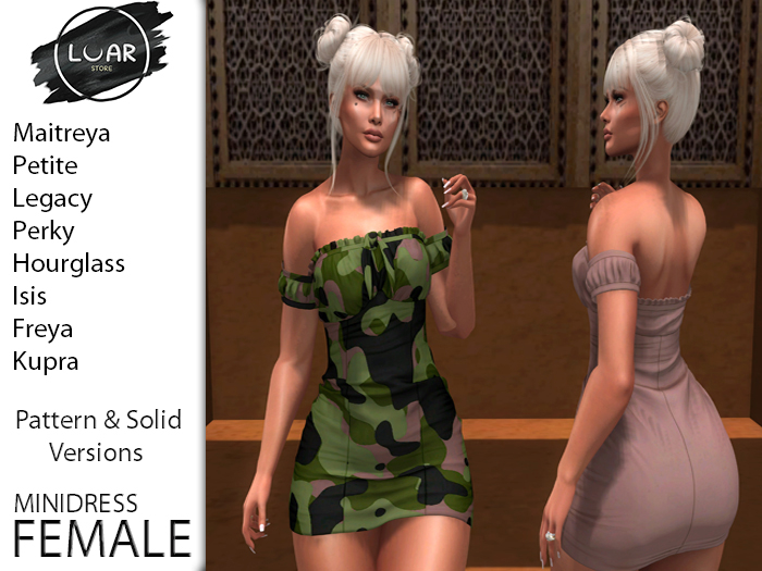 LuaR Minidress Camo Duo 05 (Add)