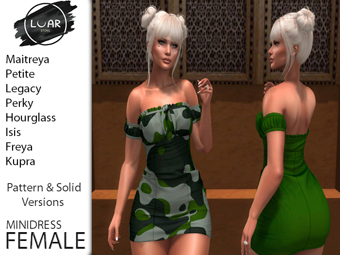 LuaR Minidress Camo Duo 06 (Add)