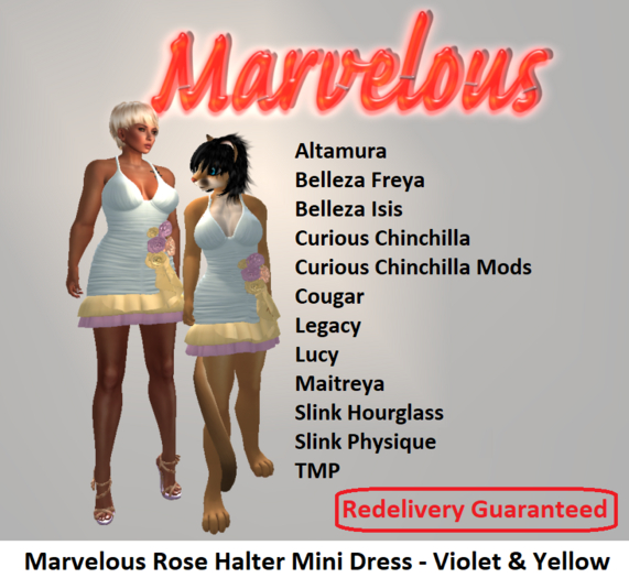 Marvelous Rose Halter Mini Dress - Violet & Yellow
