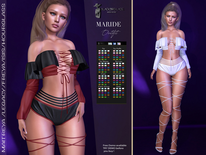 Maride Outfit By Blacbird Lace