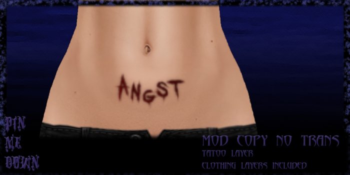 PMD - Angst stomach scar