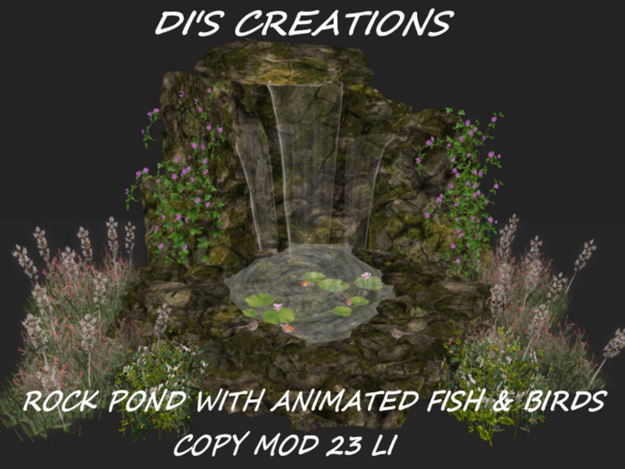 ROCK POND WITH FISH