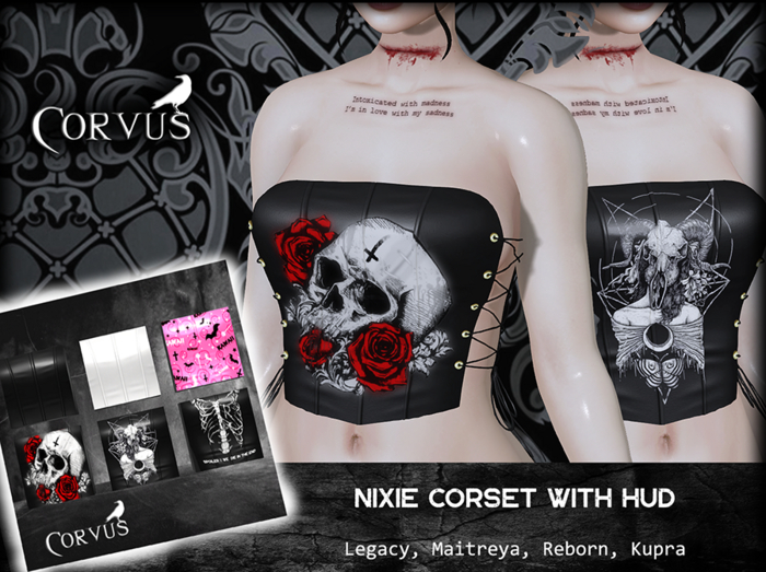 Corvus : DEMO Nixie Corset