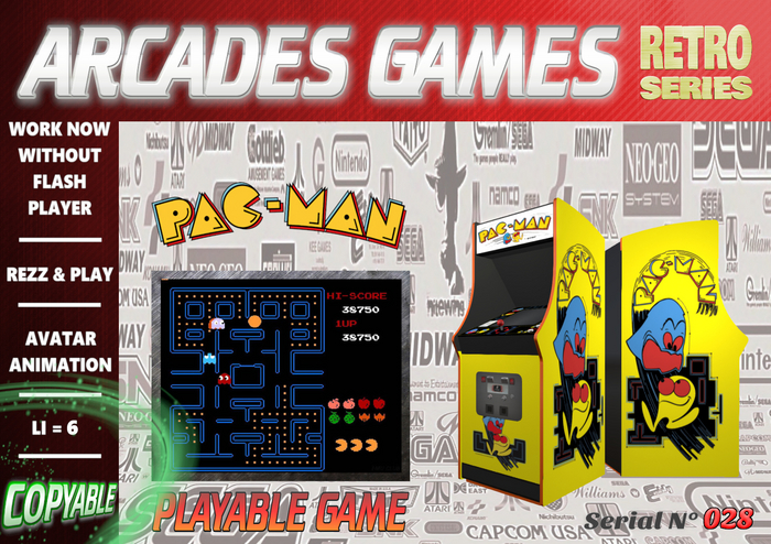 [028] = Pac Man = Retro Arcades Games [BOX]