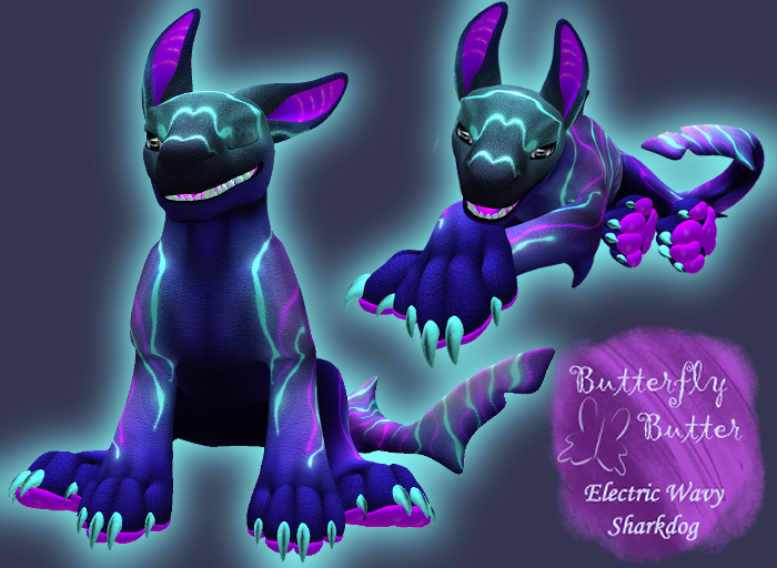 ~:;Butterfly Butter;:~ Electric Wavy Sharkdog