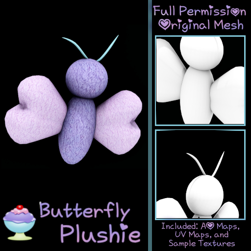 [Sherbert] Full Perm Butterfly Plushie (ADD)