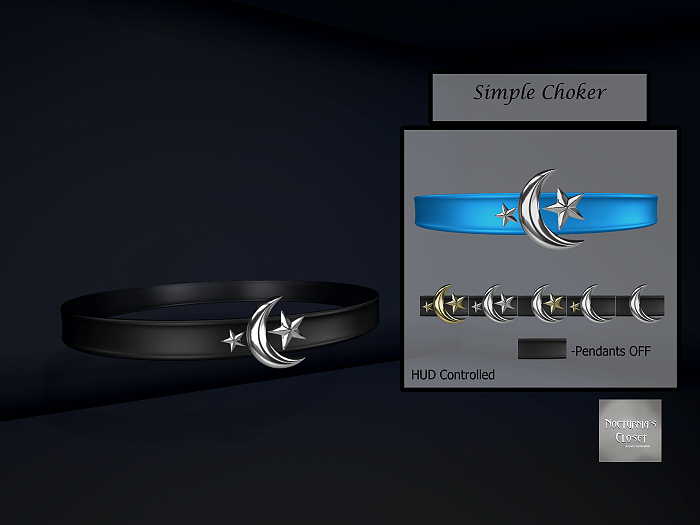 {N}Simple Choker ~Blue