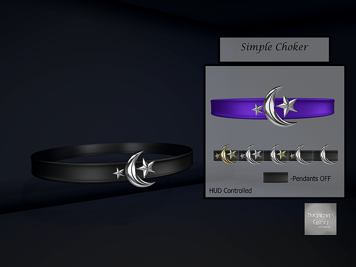{N}Simple Choker ~Purple