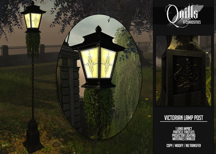 Quills & Curiosities - Victorian Lamp Post