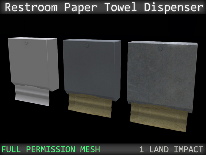 Restroom Paper Towel Dispenser Full Permission