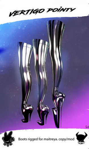 NGW vertigo boots pointy maitreya  