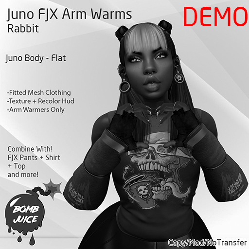Bomb Juice - FJX Arm Warms Rabbit Juno DEMO
