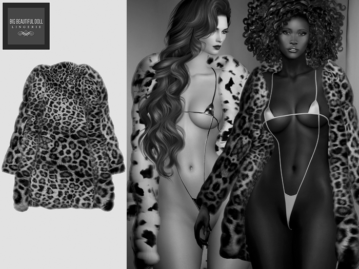 Godiva Mesh Fur Coat Jacket - DEMO - Maitreya Belleza Freya Legacy Perky Slink Hourglass Inithium Kupra