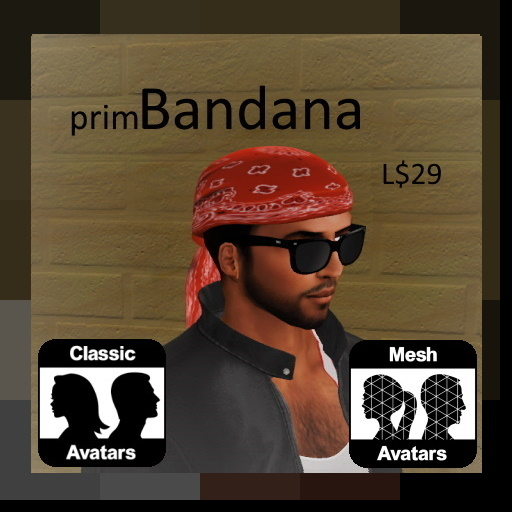 (BB design) Bandana Red Pattern