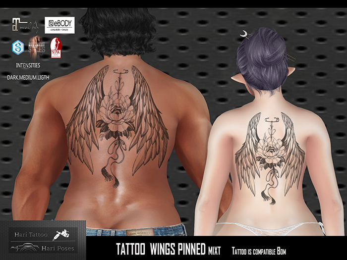 HARI TATTOO WINGS PINNED 