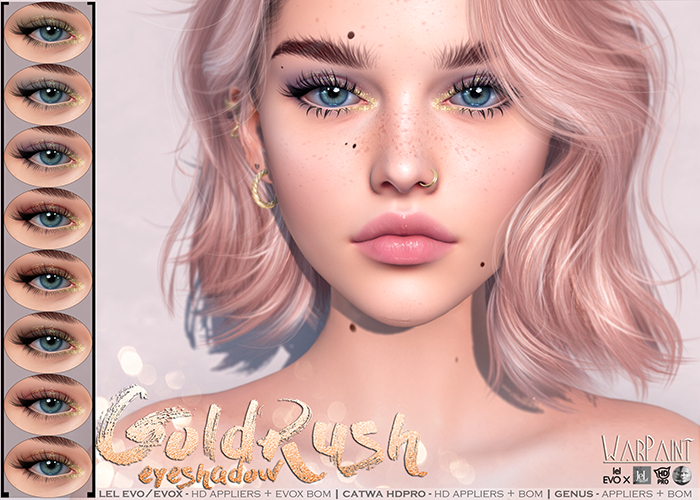 WarPaint* GoldRush eyeshadow [Fatpack]