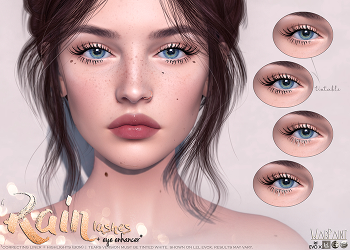 WarPaint* Rain lashes [Catwa]