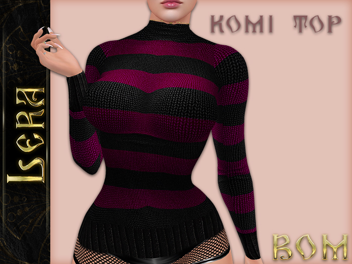 !L! Komi Top Berry