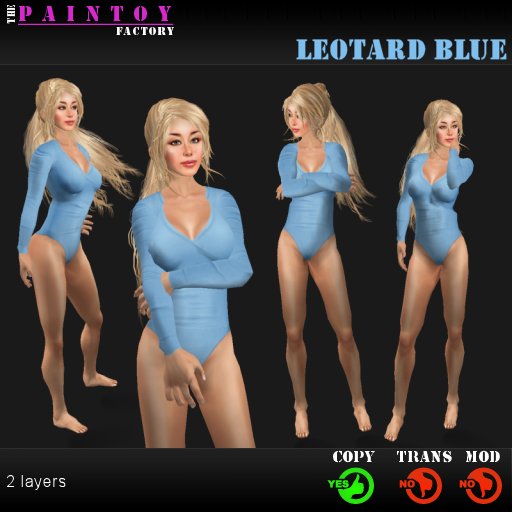 Leotard Blue