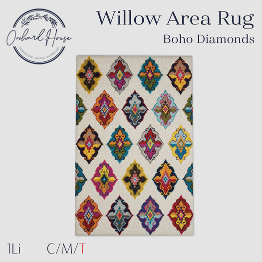 [OH] Orchard House - Rug - Boho Diamonds