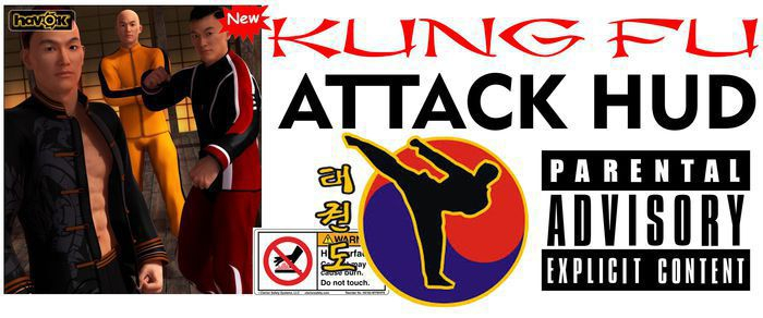 KUNG FU ATTACK HUD - NO REZ ATTACK ver.2.1