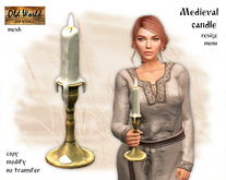 Medieval candle - Old World - Medieval / Rustic