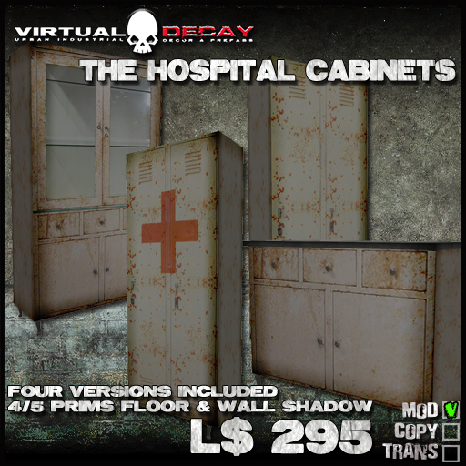 -Virtual Decay- Hospital Cabinets