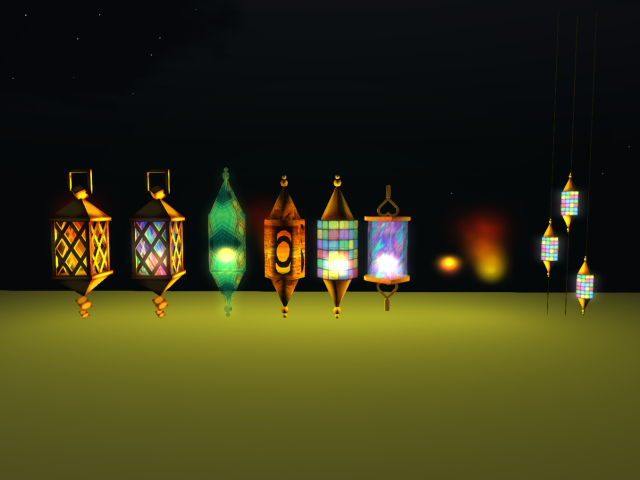 Set of lanterns - FULL PERM