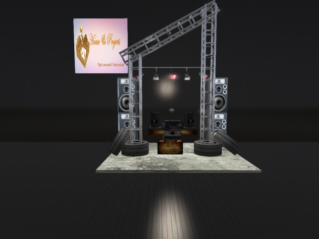 grunge dj table  5X6  41P