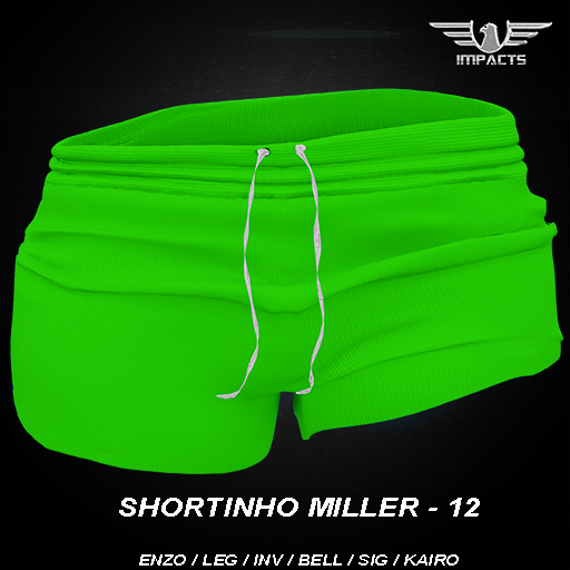 IMPACTS- Shortinho Miller 12 ENZO/BEL/LEG/INV/SIG/KARIO