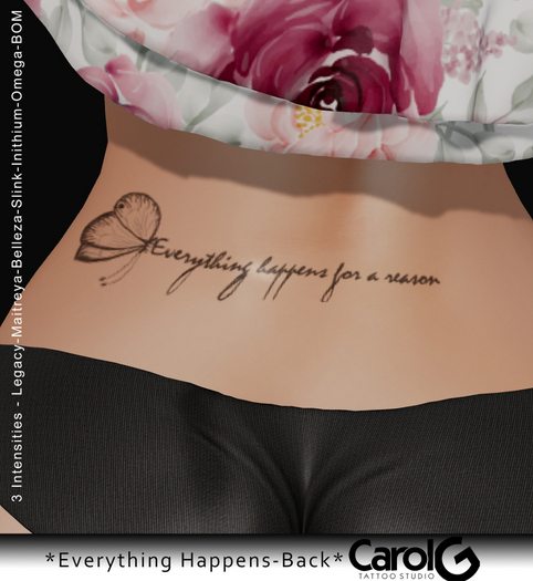 [CAROL G] Everything Happens Back TaTToo
