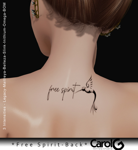 [CAROL G] Free Spirit Back TaTToo