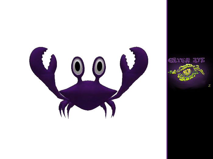 GE PURPLE CRAB TOY