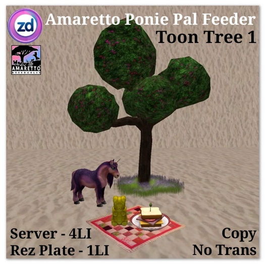 *ZD* Amaretto Ponie Pal Feeder - Toon Tree 1