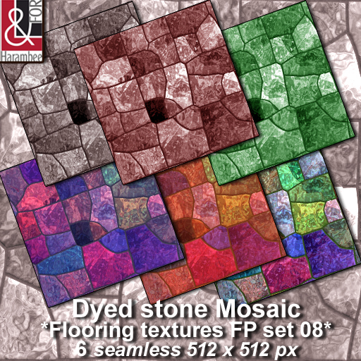 08 - 6 Dyed stone Mosaic FP