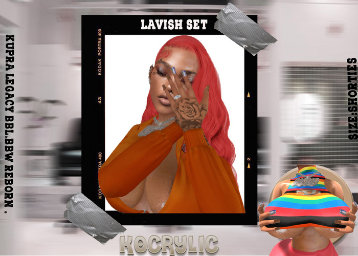 kocrylic. lavish set
