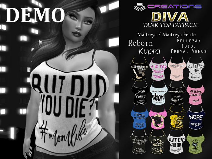 DIVA Tank Top Fatpack DEMO