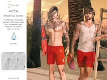 S&P Mitch shorts white - Gianni - Legacy Male - Jake