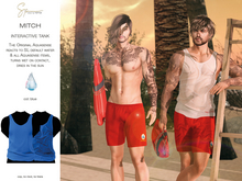 S&P Mitch tank blue - Gianni - Legacy Male - Jake